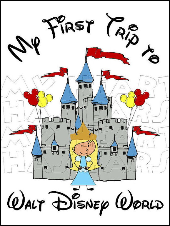 Disney World Magic Kingdom Clipart.