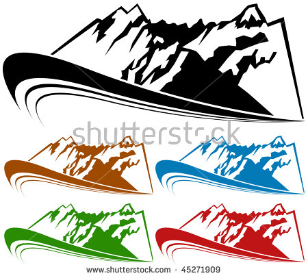 Mountain Range Of Red Stock Photos, Royalty.