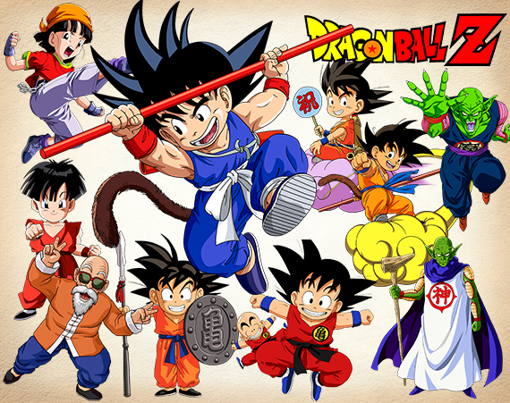 CLIPART Dragon Ball Z Clip art Birthday Scrapbook paper on Storenvy.