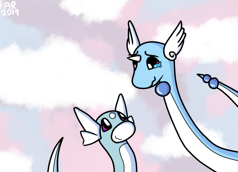 Dratini and Dragonair.