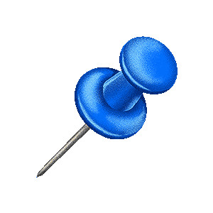 Drawing pin clipart.