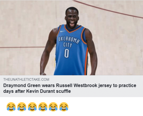 OKLAHOM CITY THEUNATHLETICTAKECOM Draymond Green Wears Russell.