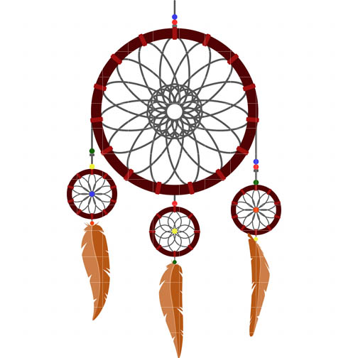 Dream catcher clip art.