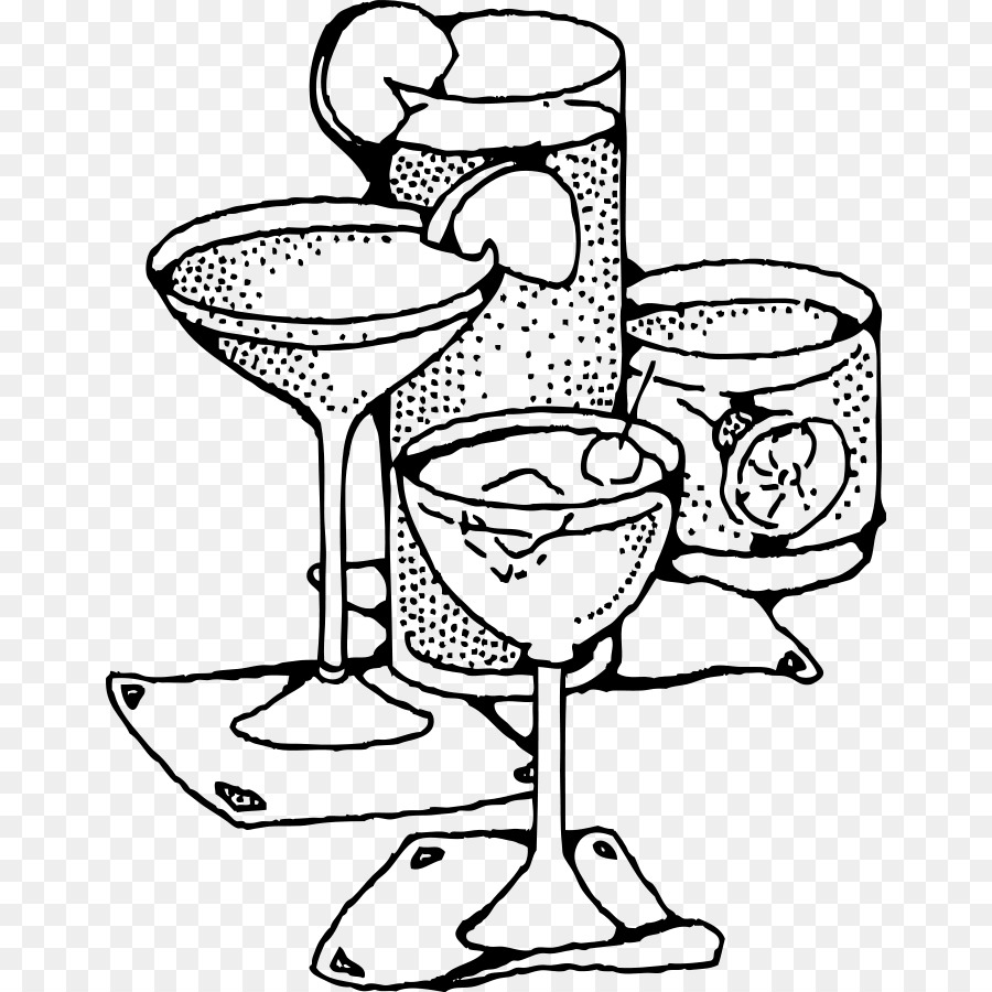 Black And White Cocktails Png & Free Black And White.