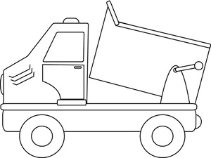 Dump Truck Clipart Image.