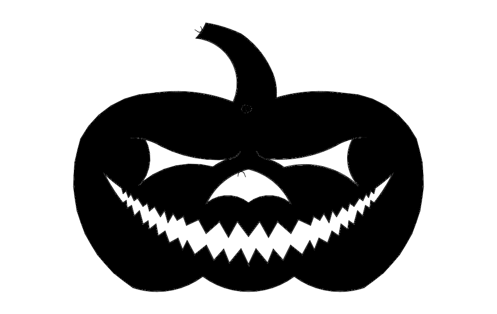 Jack O Lantern dxf File Free Download.