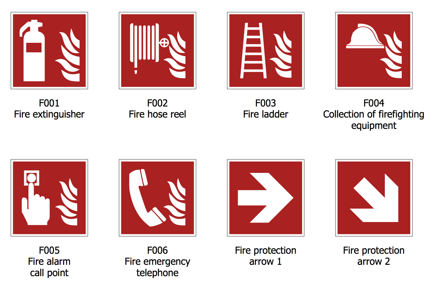 Fire and Emergency Plan #FireSafety #Signs #Emergency.