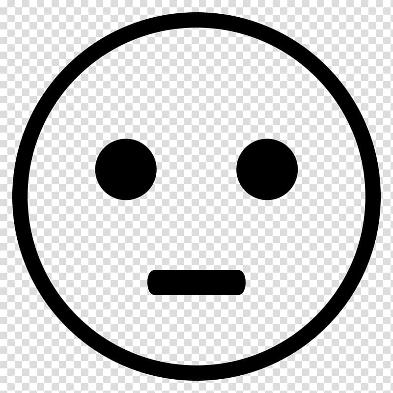 Smiley Emoticon Emoji Black and white , smiley transparent.