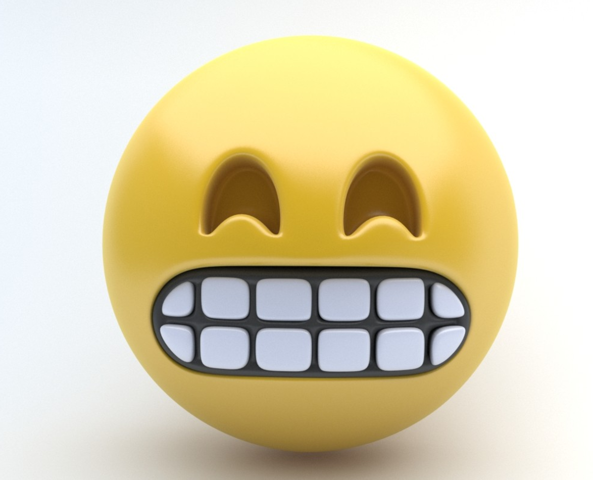 Emoji pack 3D Model in Cartoon 3DExport.