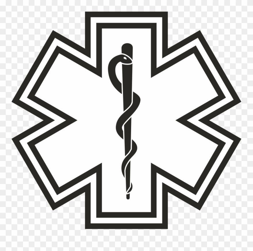 Ems Star Of Life Clipart (#4190647).