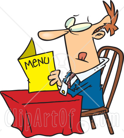 Clipart menu restaurant.