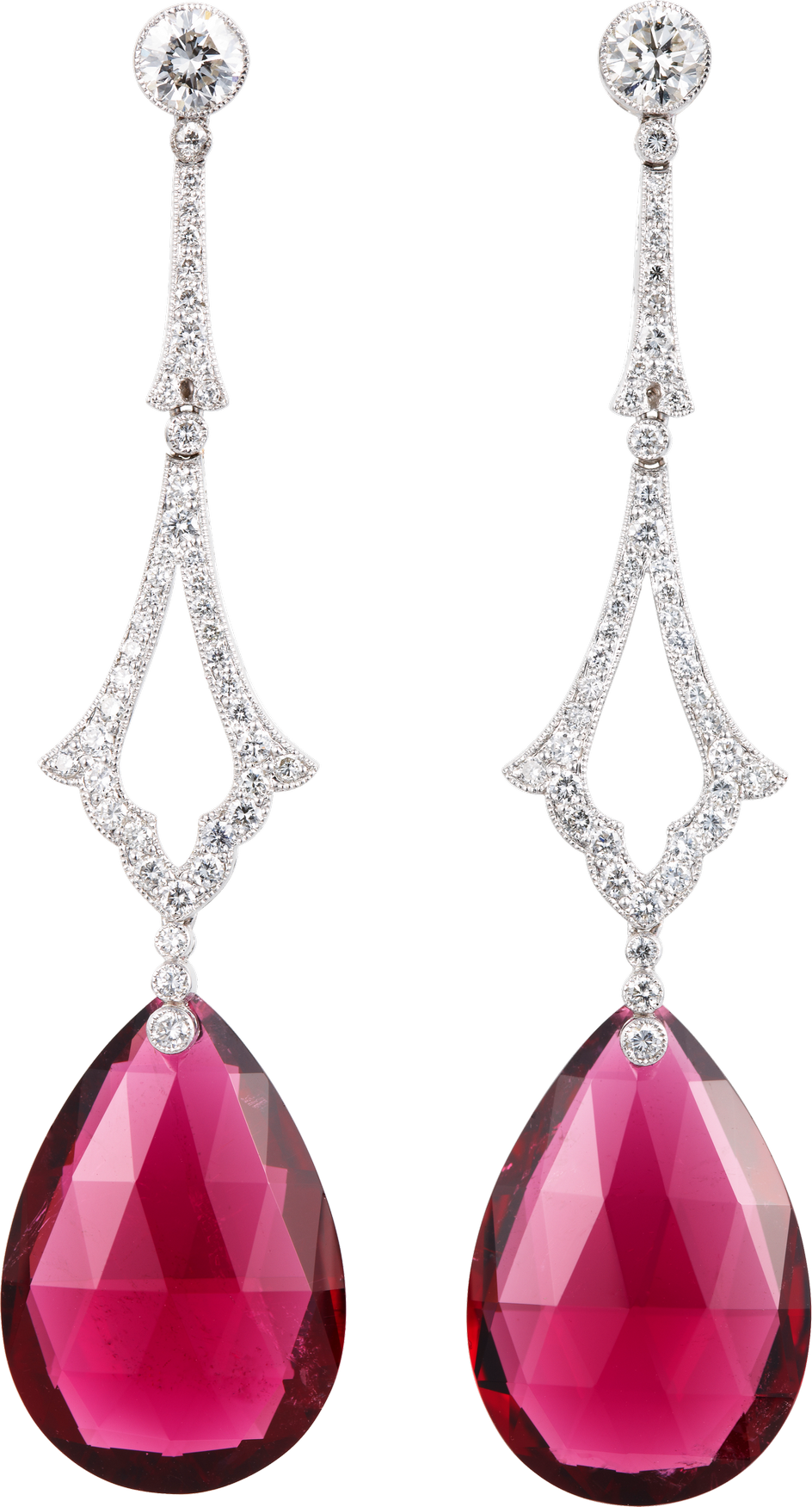 Diamond Earring PNG Image.