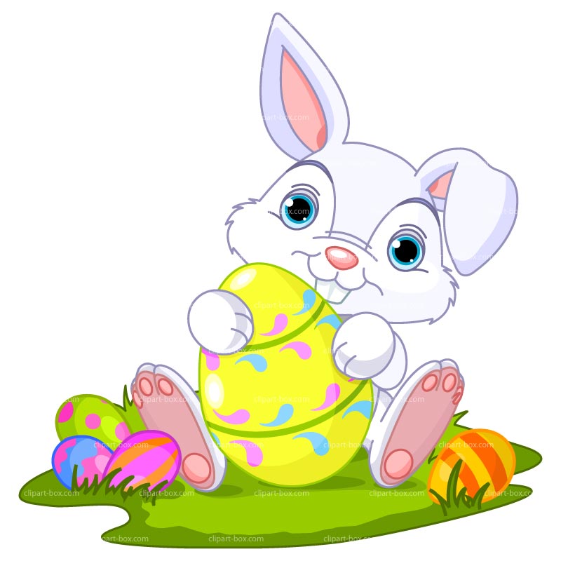 Cute Easter Bunny Clipart.