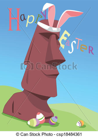 Easter island Clip Art Vector Graphics. 2,016 Easter island EPS.