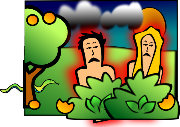 Adam Eve Sad Clip Art at Clker.com.