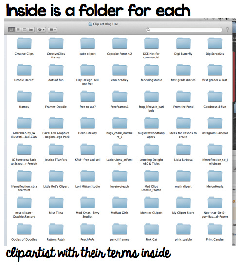 How I Organize My Clipart!.