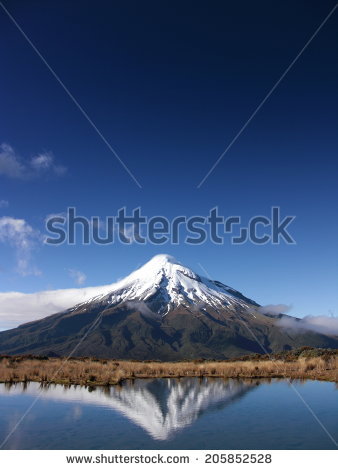 Mount Egmont Stock Photos, Royalty.