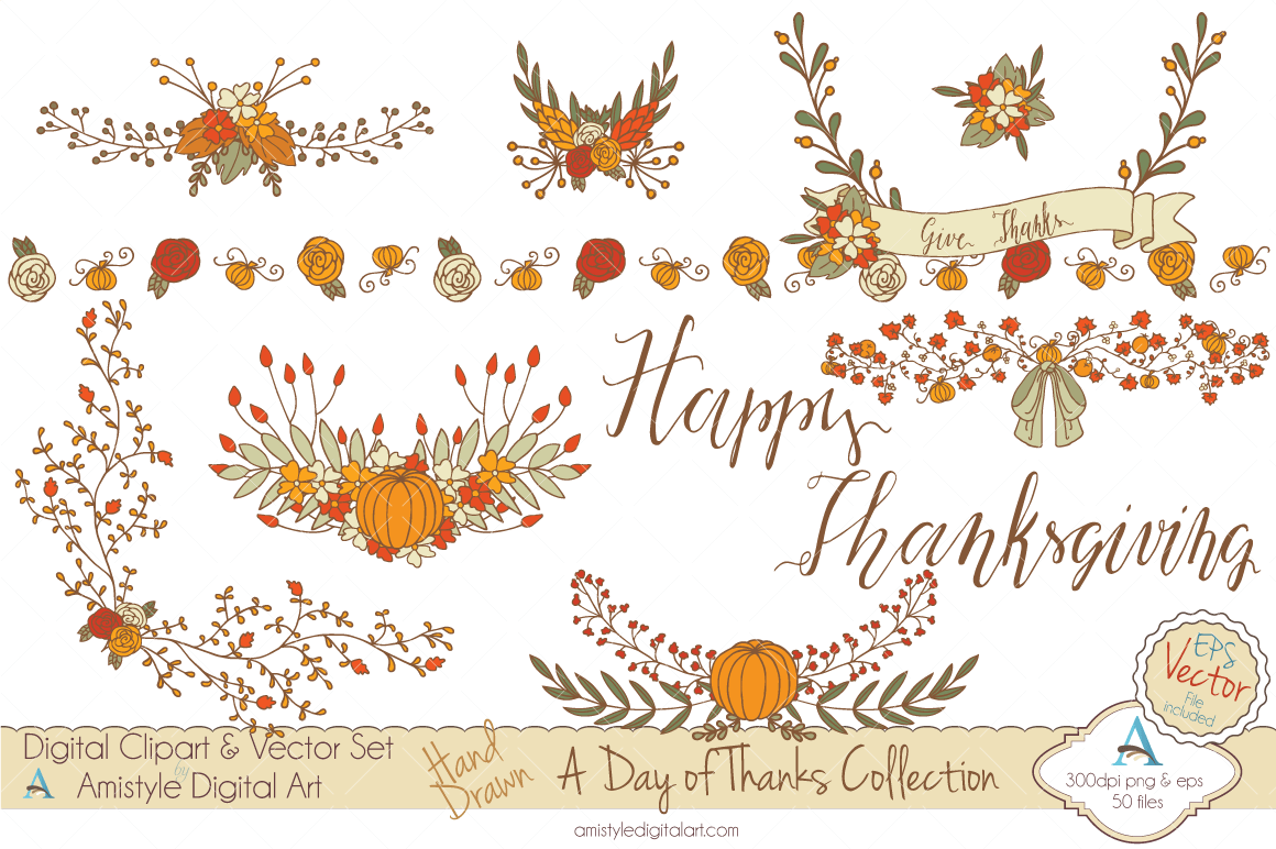 Elegant Wreath Clipart.