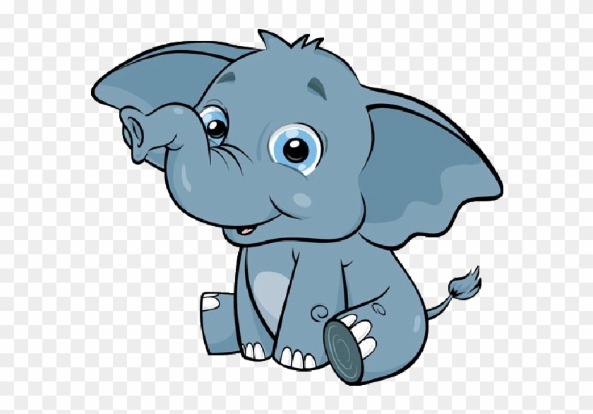 Animated Elephant Clipart.