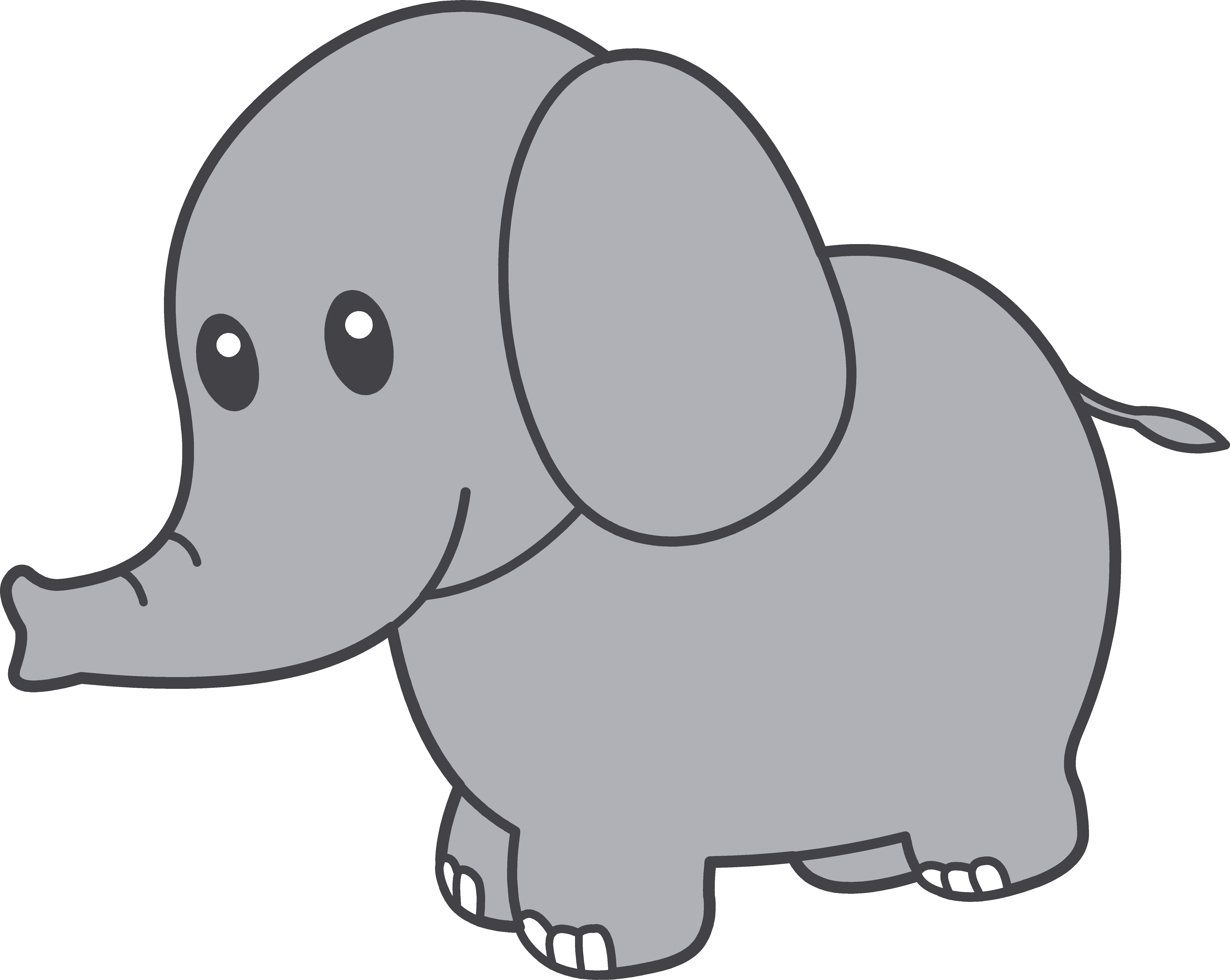 Cute elephant clipart free clipart images.