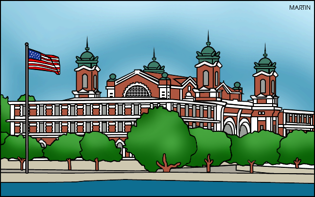 Clipart ellis island.