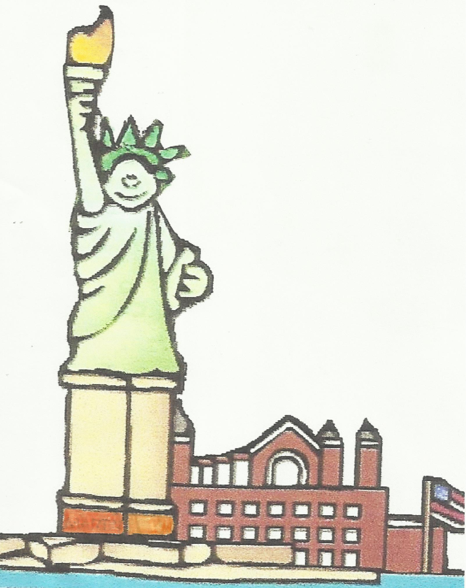 Clipart ellis island.