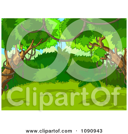 Jungle Trees Clipart.