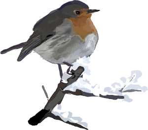 European Robin Erithacus Rubecula Clip Art Download.