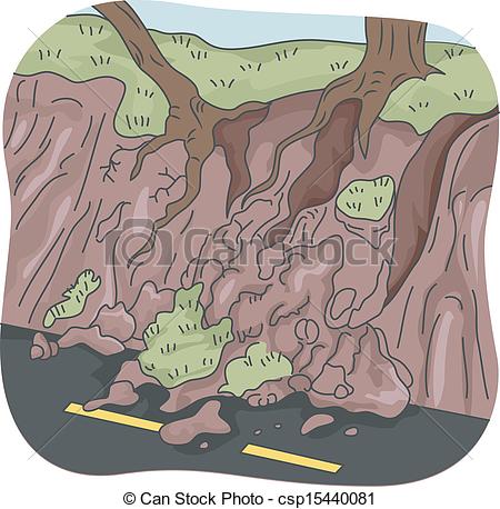 Landslide Clip Art and Stock Illustrations. 409 Landslide EPS.