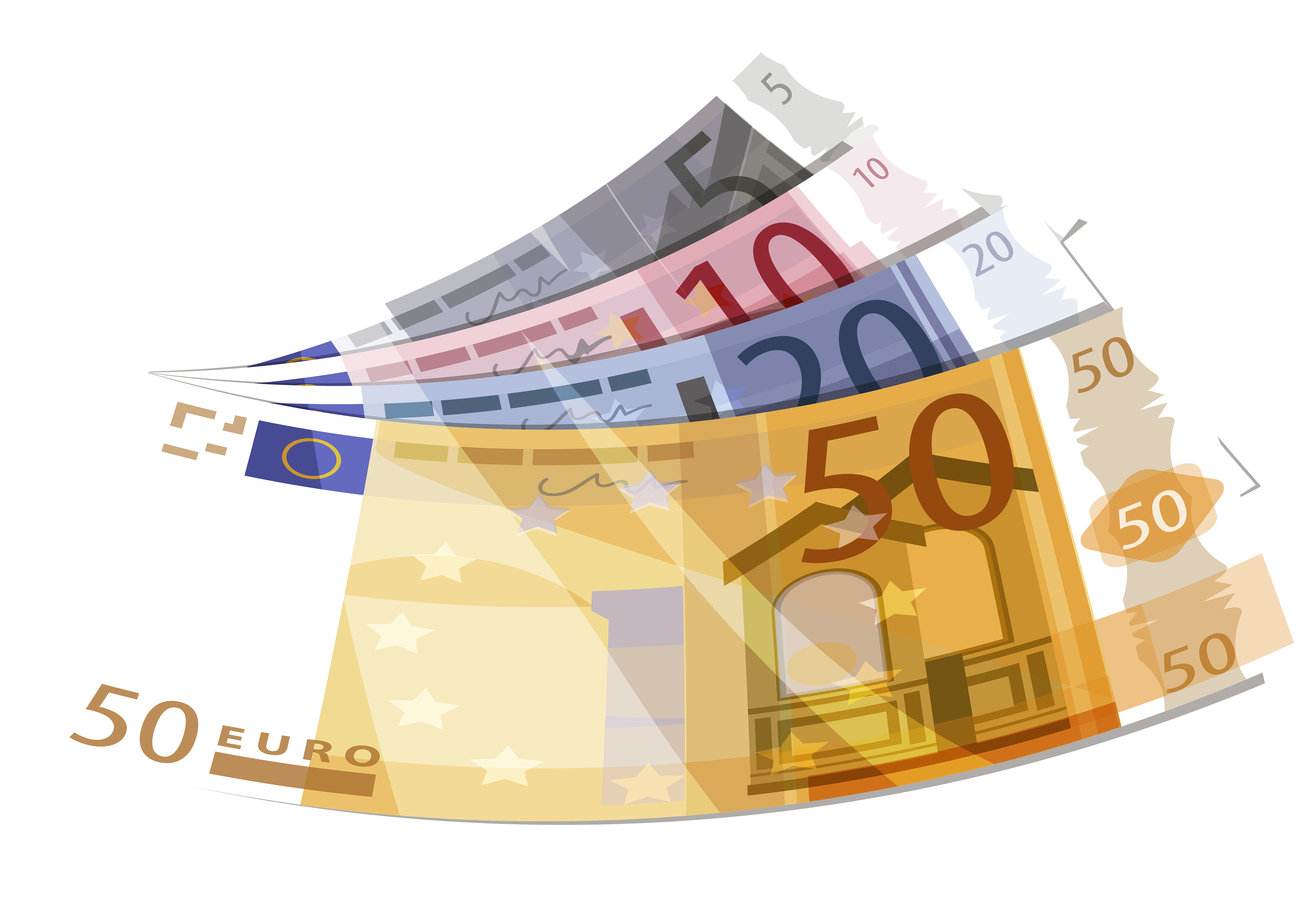 Euro PNG Clipart.