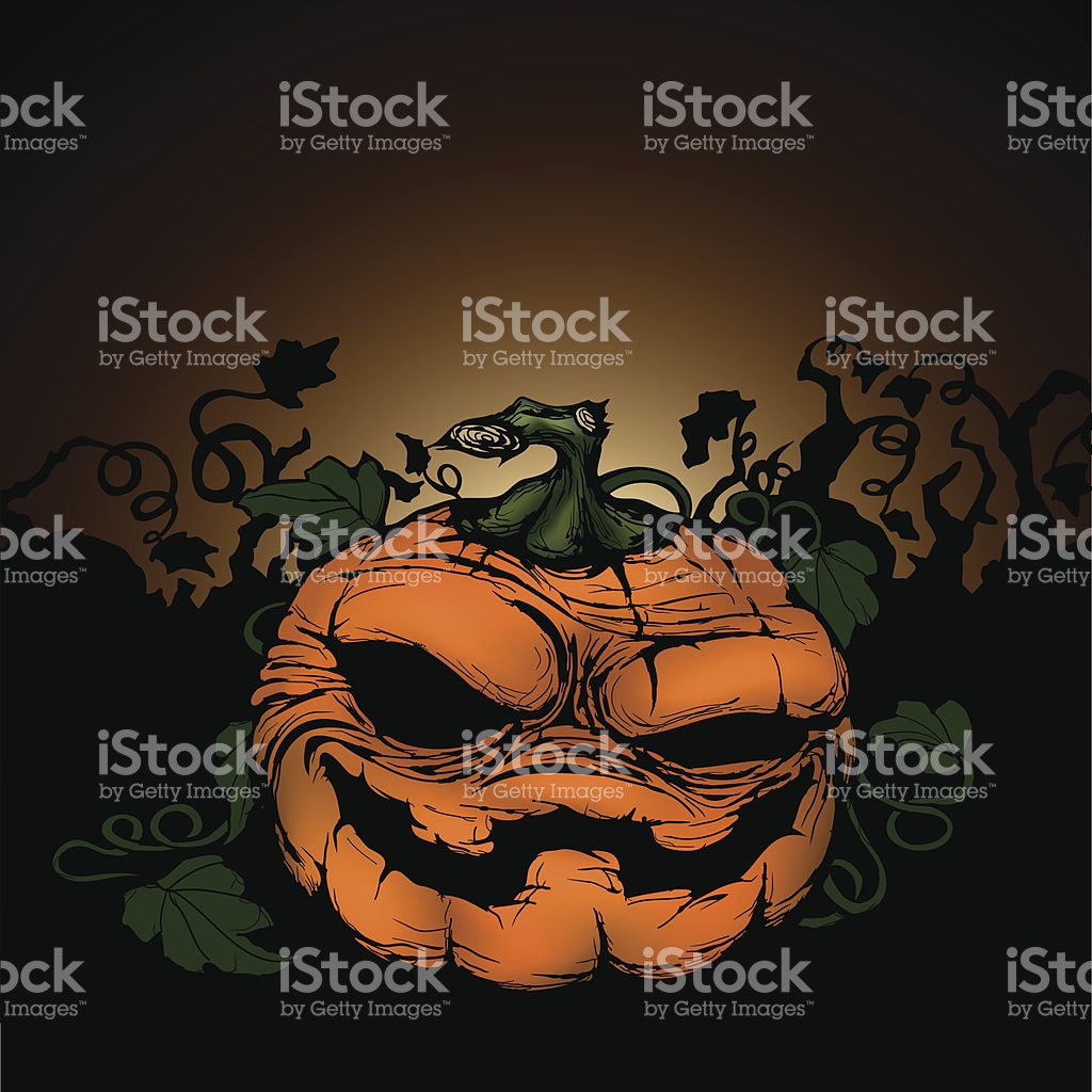 Evil Pumpkin stock vector art 165593414.