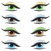 Eye Colour Clipart.