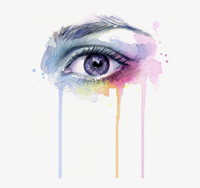 Dripping Drawing Eye.