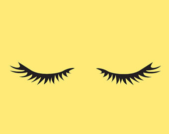 Eyelashes Clipart.