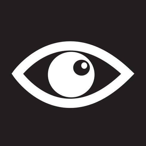 Eye icon symbol sign.