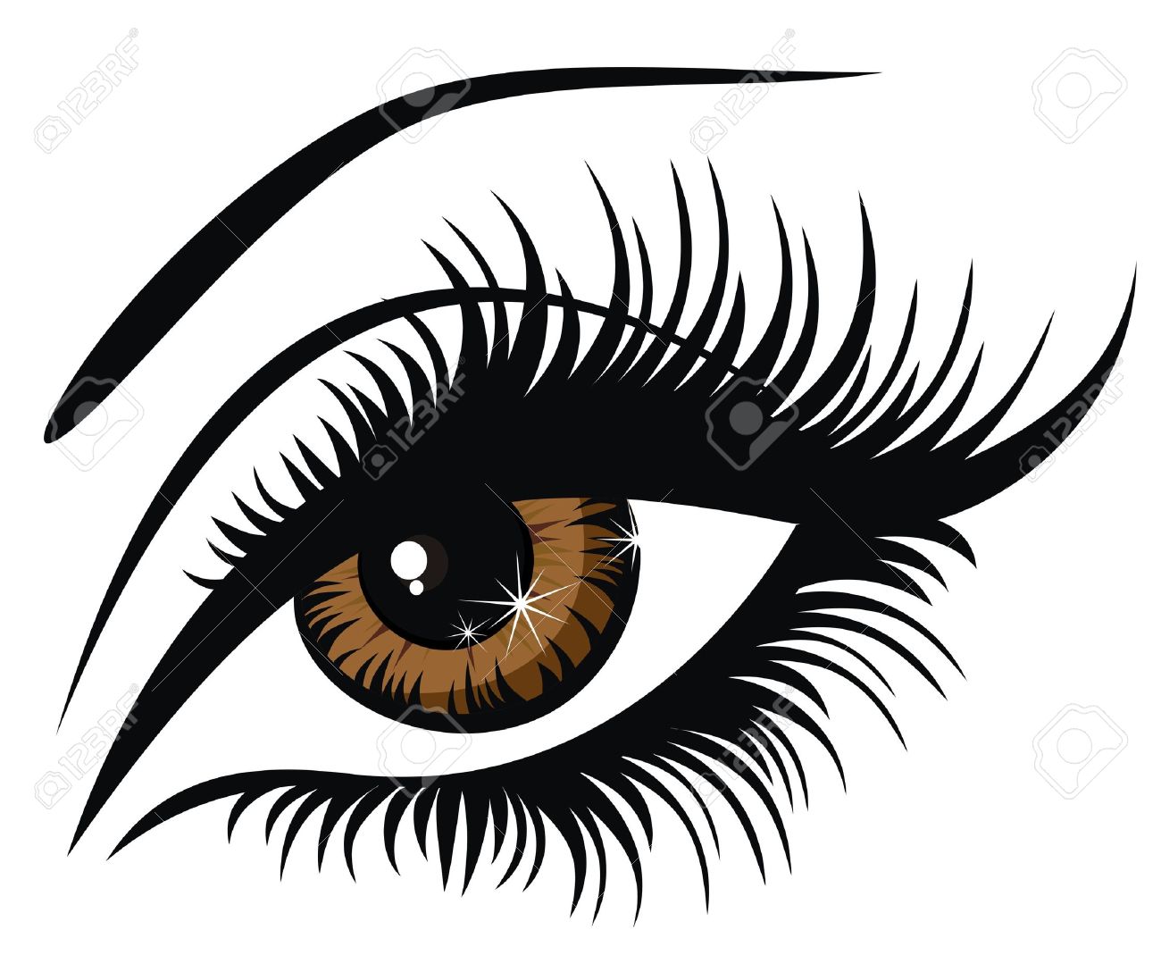 10,378 Eyelash Stock Vector Illustration And Royalty Free Eyelash.