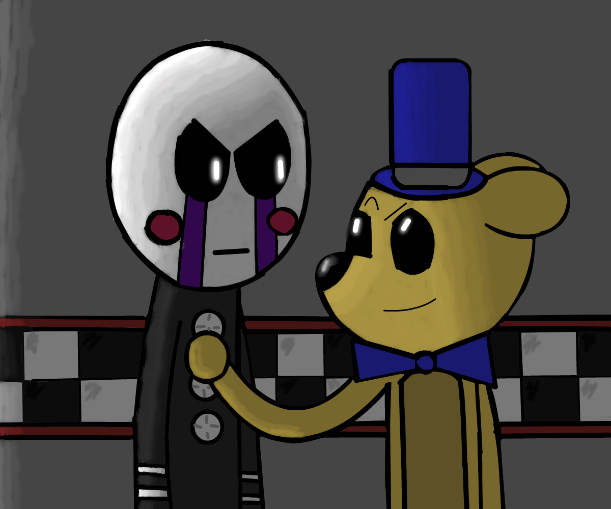 Marionette Doesnt Like Freddy by MlpGirlyGamer on DeviantArt.