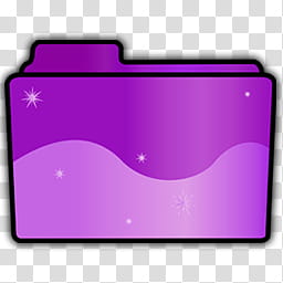 Folder Icon Set, Pink, purple folder icon transparent.