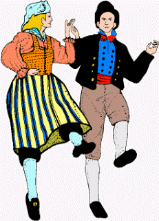 Folk dance clipart.