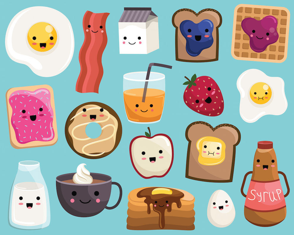 Cute Clipart Food.