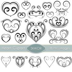 Heart Clipart Hearts Bunting Clip Art Valentines Garland.