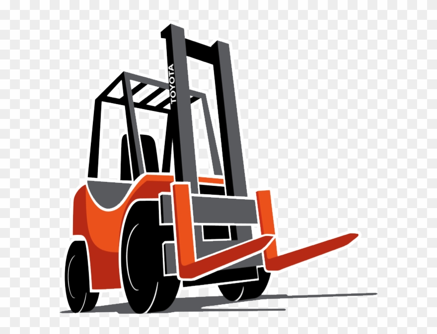 Toyota Cartoon Forklift.