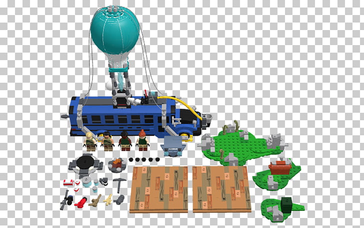 LEGO Fortnite Battle Royale Bus Battle royale game, bus PNG.