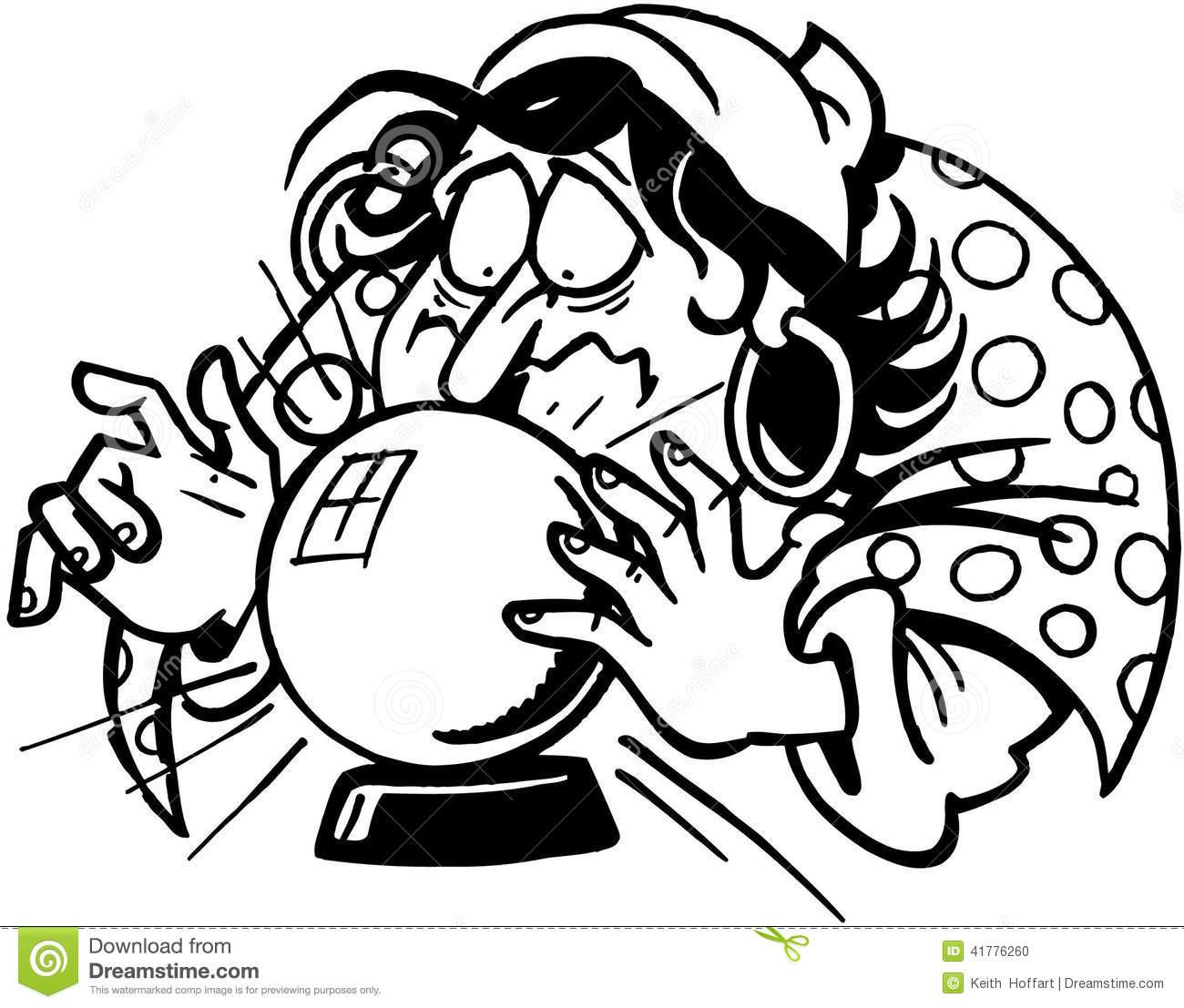 Fortune Teller Clipart.