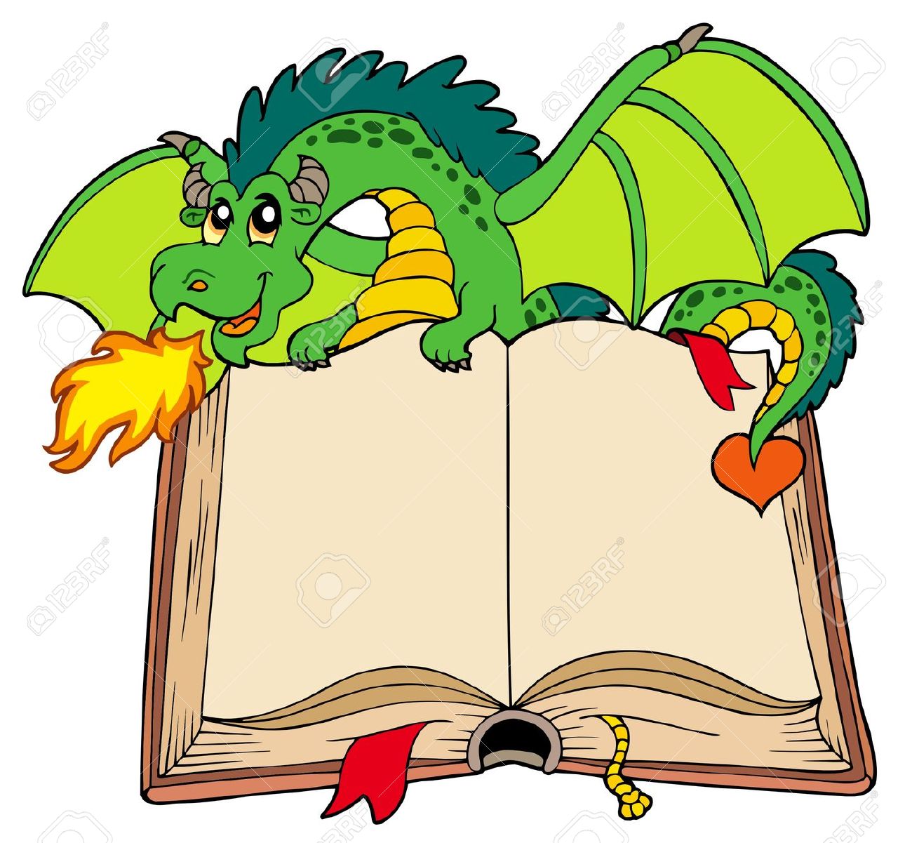 Fairy tale book clipart.