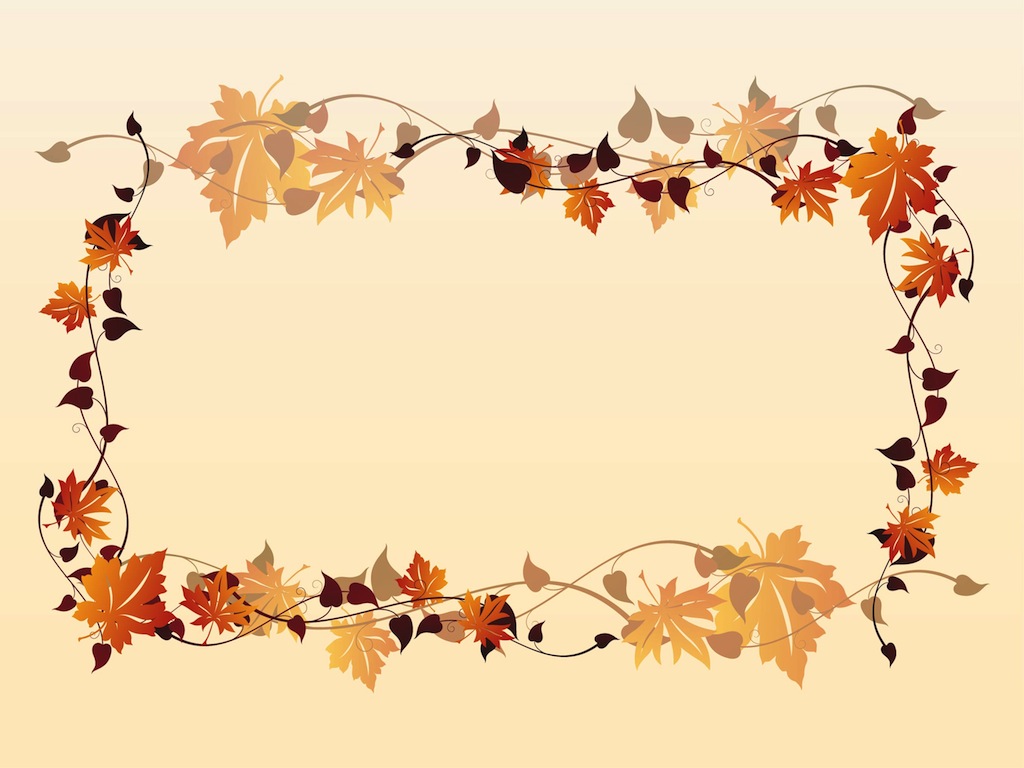 Fall border autumn free clip art danasokb top image #33786.