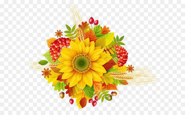 Autumn Flower Clip art.