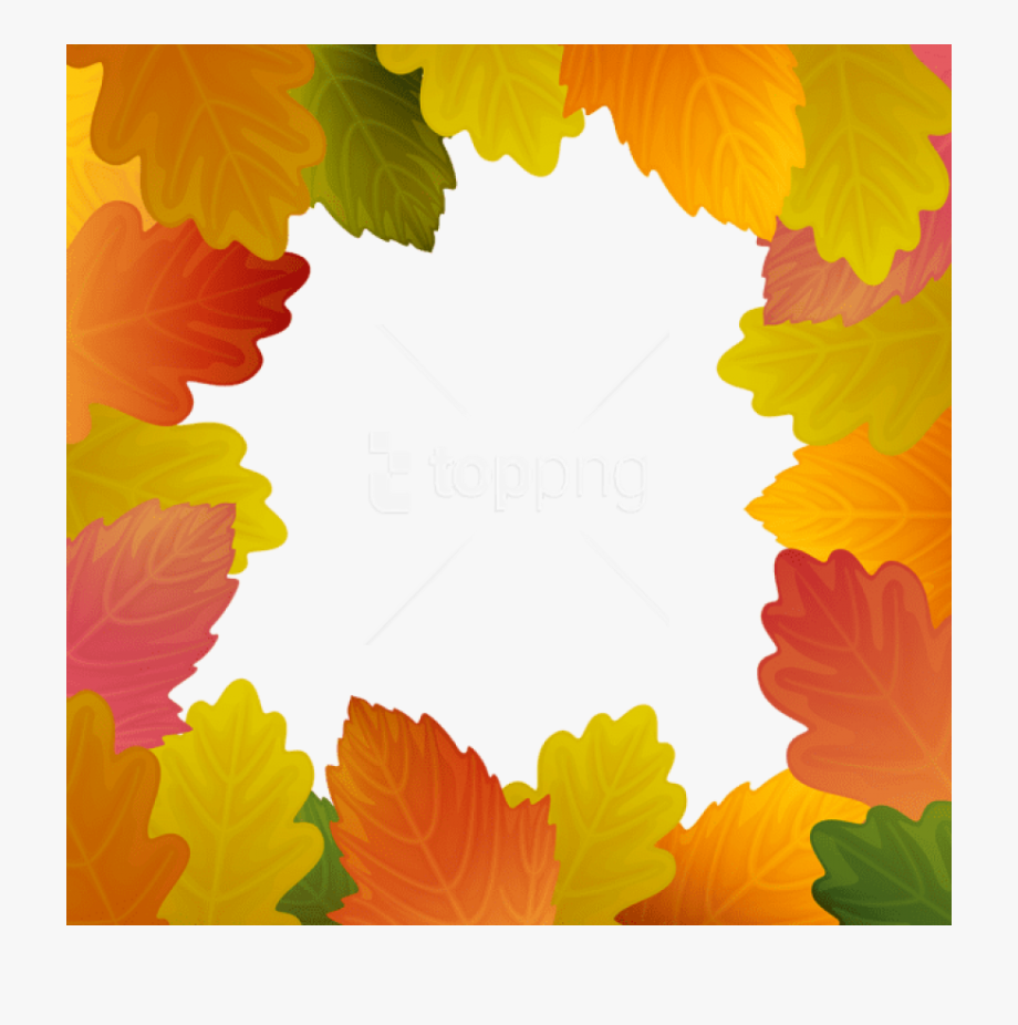 Fall Leaves Clipart Frame Jpg.