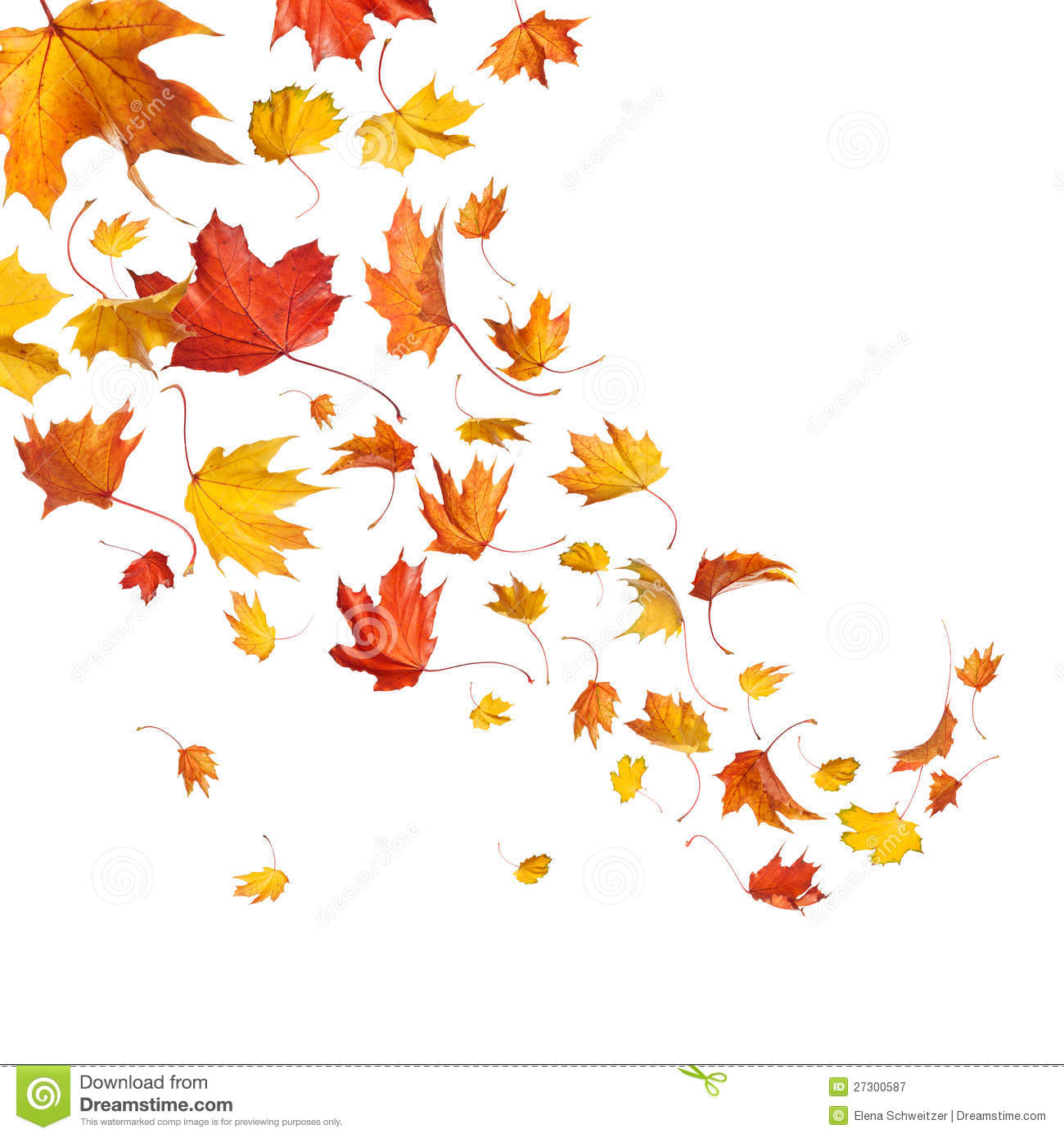 Animated falling leaves clipart.