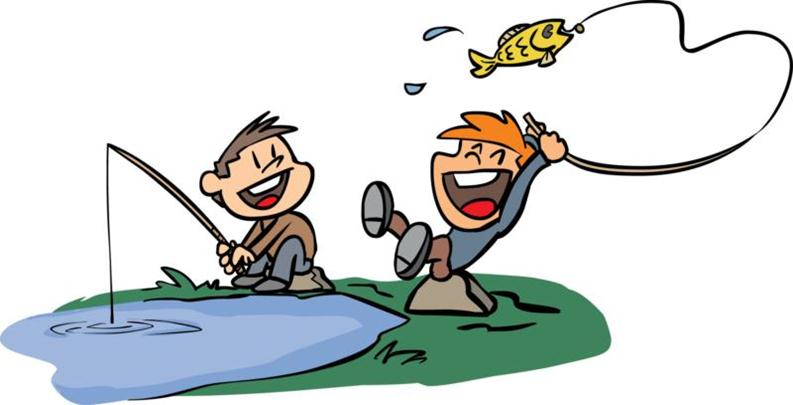 Family Fishing Clipart.